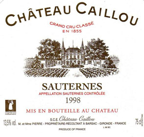 Chateau Caillou 宝石庄正牌